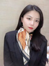 CHANEELR & KARITH真丝丝巾宫格骏马印花女桑蚕丝杭州丝绸轻奢生日母亲节礼物实用 【横戈盘马】(100%蚕桑丝） 70*70cm 实拍图