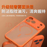 弘卓适用苹果17promax手机壳iphone17promax保护套肤感磁吸磨砂透色全包防摔轻薄散热硅胶软壳 爱玛橙 实拍图