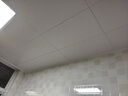 集成吊顶烤漆铝扣板300*600铝扣板厨房卫生间阳台吊顶材料自装 奶油白1.0 双面烤漆330克 含家装超厚实配件（推荐） 实拍图