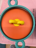 COOKSS婴儿辅食碗恒温注水保温碗316不锈钢宝宝婴幼儿吃饭儿童餐具橙色 实拍图