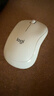 罗技（Logitech）M221 轻音鼠标 无线鼠标 办公鼠标 对称鼠标 带无线微型接收器 米白色 实拍图