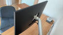 Brateck北弧 显示器支架 机械臂 电脑支架桌面夹式底座 屏幕升降增高架E350ez白17-32吋 悬空托臂适配卓威 实拍图