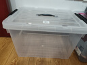 禧天龙塑料透明整理箱衣物收纳箱玩具储物箱外体积62L 50.7*38.6*31.8cm 实拍图