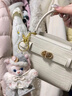 CHARLES&KEITH鳄鱼纹凯莉包手提斜挎婚包包女包生日礼物新年礼物CK2-50270880-1 Ivory象牙色 S 实拍图