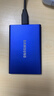 三星（SAMSUNG） 1TB Type-c USB 3.2 移动固态硬盘（PSSD） T7 蓝色 NVMe传输速度1050MB/s 手机直连笔记本外接 实拍图