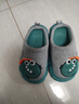 猪爸爸儿童拖棉鞋秋冬季室内男童亲子女童可爱家居保暖宝宝棉拖灰色230 实拍图