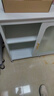 帅仕（shuaishi）厨房置物架落地岩板餐边收纳柜橱柜微波炉烤箱锅具储物架碗柜用具 【3C玻璃推拉门】白3层100长45深-可调高丨双板承重 实拍图