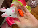卡卡贝儿儿童玩具女孩电动毛绒小白兔子推车玩偶宠物公仔1-3岁宝生日礼物 实拍图