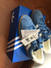 adidas「T头鞋」STADT经典时尚薄底运动板鞋男女阿迪达斯三叶草   蓝色/乳白色/纸板黄 (推荐女生买小半码)   43 实拍图