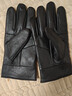 欧玪羊皮手套男士加绒加厚真皮保暖冬季骑行电动车摩托车防水防风手套 纯羊皮男士纽扣 均码 实拍图