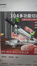 拜杰304不锈钢切肉片机羊肉卷切片机家用机火锅切冻肉神器切骨头闸刀 实拍图