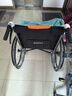 鱼跃 (yuwell)手动轮椅车H062折叠老人轻便免充气铝合金旅行手推代步 实拍图