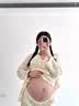 好橙纯棉月子服产后哺乳带胸垫孕妇纱布产妇睡衣夏季薄款全棉吸汗透气 CPY652风铃花-【上衣+裤子  100%棉 A类  自带胸垫】 L【建议体重：120-140斤】 实拍图