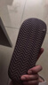 京东京造【抗菌皮纹拖】eva软弹家居防臭浴室新款拖鞋女士 香芋紫 35-36 实拍图