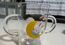 富光 玻璃杯家用儿童牛奶杯子带刻度耐热吸管水杯喝奶杯微波炉可加热 实拍图