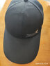 【热销】棒球帽春夏男士加长檐遮阳三明治帆布户外帽子钓鱼高尔夫 黑色 可调节 实拍图