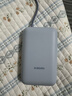 小米（MI）【3C认证】小米充电宝移动电源 10000 自带线双向快充口袋版 电源 灰蓝色可上飞机/火车 实拍图