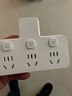 施耐德电气 转换插头/品字形一转三插座/ 适用于卧室厨房 3位分控转换插座 实拍图