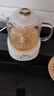 美的（Midea）花漾0胶水全玻璃养生壶 多功能煮茶壶 母婴烧水壶 恒温电热水壶 全自动一体煮茶器1.2L YS12B302J 实拍图