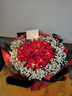 幽客玉品情人节鲜花速递红玫瑰花束表白送女友老婆生日礼物全国同城配送 33朵红玫瑰花束—女王款 实拍图