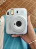 富士（FUJIFILM）instax  mini12 一次成像 立拍立得相机 mini12 绣球蓝 官方标配（无相纸及周边配件） 实拍图