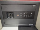得力（deli）保险柜 办公家用电子密码保管箱保险箱 小型入墙保密文件柜 固定安装 平面板不突兀 25cm磨砂黑 实拍图