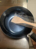 臻三环铁锅章丘炒锅小铁锅无涂层不易粘锅炒菜锅平底煎锅古斗礼盒装 铁把古斗 28cm 实拍图