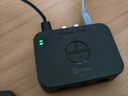 毕亚兹 蓝牙接收器6.0版 车载AUX3.5mm转2RCA双莲花音频 适用U盘手机连功放充电通话一拖二带遥控SBC/AAC 实拍图