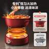 美的（Midea）电火锅 火锅专用锅分体可拆洗家用IH电磁加热0氟多功能锅5L电煮锅电磁炉3分钟速热22HGY2802 实拍图