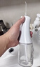 京东京造冲牙器便携式2喷嘴 300ML大水箱洗牙器水牙线洁牙器冲洗器牙齿清洁正畸预防牙结石生日礼物新年礼 实拍图