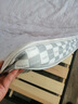 曼克顿（MANKEDUN）乳胶床垫加厚记忆棉榻榻米抗压单双人家用宿舍床褥子床垫子 ML立体英伦格-灰（厚约10cm） 180cm*200cm 实拍图
