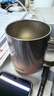 膳魔师（THERMOS）马克杯不锈钢茶杯大容量把手杯保温咖啡杯团购生日礼物TEMC 【镀钛茶漏】日暮金 400ml 实拍图
