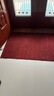 京东京造条纹拉绒入户垫 家用可裁剪除尘防滑吸水地垫进户门 红色80*120cm 实拍图