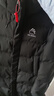 鸭鸭王一博同款312g充绒冰壳系列羽绒服长款男女极寒加厚冬季保暖外套 青光黑色 【冰壳3.0男女同款现货速发】 XL /180充绒273克 实拍图