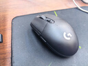 罗技（G）304 LIGHTSPEED无线鼠标 游戏鼠标 轻质便携 鼠标宏 绝地求生FPS英雄联盟吃鸡 生日礼物 黑色 实拍图