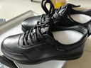 红蜻蜓休闲皮鞋冬季男商务加绒牛皮运动鞋板鞋棉鞋WTA350051D黑色39 实拍图