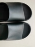 京东京造【3.5cm踩屎感】eva厚底拖鞋男士防臭休闲凉拖鞋夜色黑 42-43 实拍图