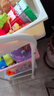 SOFS玩具收纳架宝宝分类整理玩具架收纳柜储物箱收纳筐架多层置物架子 3x3彩色 实拍图
