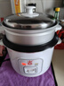 三角牌（Triangle）电饭煲家用老式电饭锅小不粘锅内胆带蒸笼柴火饭米饭锅煮饭锅微压老人用蒸煮一体 2L (1-3人用小型)配3件套 实拍图