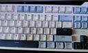 黑爵（AJAZZ）AK35IV3 有线热插拔客制化机械键盘 Gasket结构 PBT键帽 5层填充PC开槽定位板 蓝光 蓝白 海盐轴  实拍图