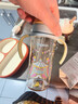 贝亲（Pigeon）自然成长翻盖直饮吸管 大童奶瓶330ml 马戏团 18月+ AA279 实拍图