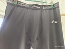李宁（LI-NING）紧身裤男运动跑步压缩裤高弹速干篮球训练健身鲨鱼裤打底裤黑色 实拍图