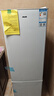 奥克斯150升双开门两门二门养鲜珍珠白冰箱小户型小型家用电冰箱迷你租房办公室节能冰箱BCD-150K187L 实拍图
