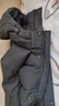 雪中飞鹅绒羽绒服男士短款脱卸帽加厚保暖休闲商务秋冬外套男装175 实拍图