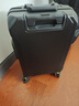双星（doublestar）行李箱拉杆箱男次日达可登机箱大容量学生铝框密码箱旅行箱皮箱子 尊贵黑【加厚铝框可坐可踩】 20英寸  小型可上飞机-加厚箱体 实拍图