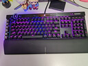 美商海盗船 (USCORSAIR) K100 RGB 光轴 机械键盘 游戏键盘 有线连接 全尺寸 黑色 OPX光轴 实拍图
