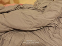 富安娜蚕丝大豆被子 超柔针织冬季被芯 双人冬厚被 约7.2斤230*229cm 实拍图