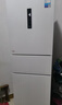 美的（Midea）239升三门冰箱白色家用小户型三开门风冷变频一级能效节能宿舍租房电冰箱MR-251WTPE【国家补贴】 实拍图