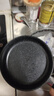 【亏本清仓】韩式麦饭石色不粘锅平底锅铁锅电磁炉不带盖 黑色小煎锅 16cm 实拍图