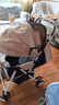 豪威 婴儿推车可坐可躺双向超轻便折叠伞车宝宝0-3岁手推车小孩儿童车 卡其色 旗舰款+可坐可躺可折叠 实拍图